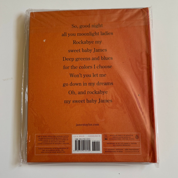 ames Taylor Sweet Baby James Pop-Up Illustrated Book NEW NIB Music Concert - Picture 2 of 3